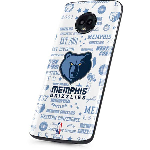 NBA Memphis Grizzlies Historic Blast Moto G6 Skin