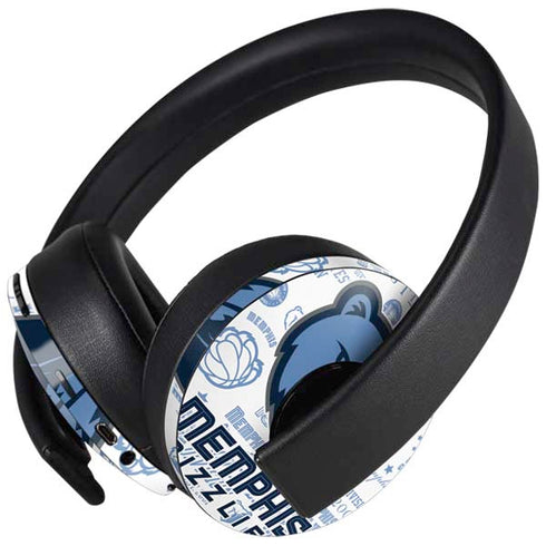 NBA Memphis Grizzlies Historic Blast PlayStation 4 Gold Wireless Headset Skin