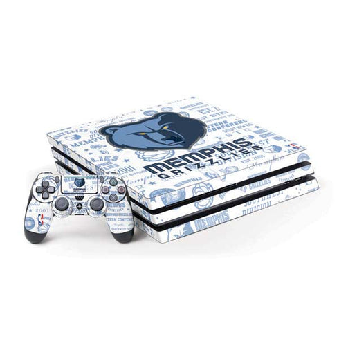 NBA Memphis Grizzlies Historic Blast PlayStation PS4 Skins