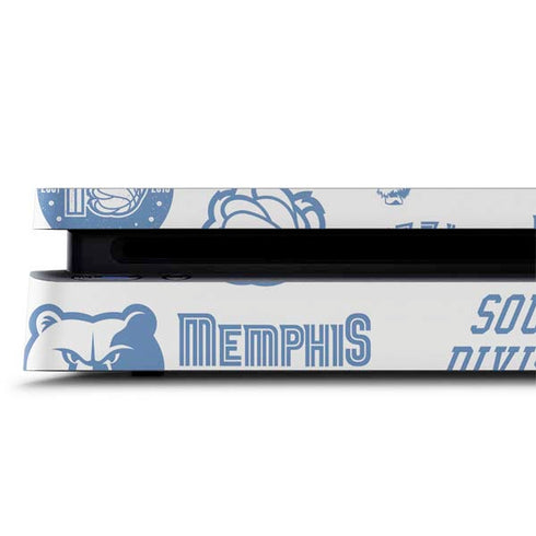NBA Memphis Grizzlies Historic Blast PS4 Slim Skin