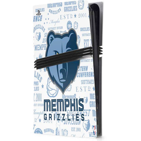 NBA Memphis Grizzlies Historic Blast PS5 Pro Console Skin