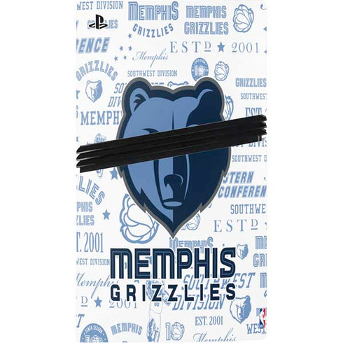 NBA Memphis Grizzlies Historic Blast PS5 Pro Console Skin