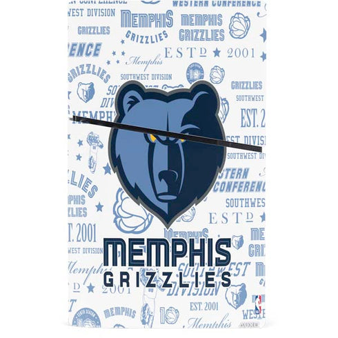 NBA Memphis Grizzlies Historic Blast PS5 Slim Digital Edition Console Skin