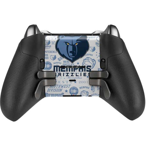 NBA Memphis Grizzlies Historic Blast Xbox Elite Wireless Controller Series 2 Skin