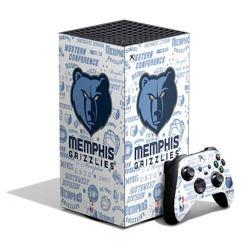 NBA Memphis Grizzlies Historic Blast XBox Series X Digital Edition Bundle Skin