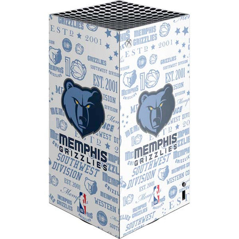 NBA Memphis Grizzlies Historic Blast Xbox Series X Skins