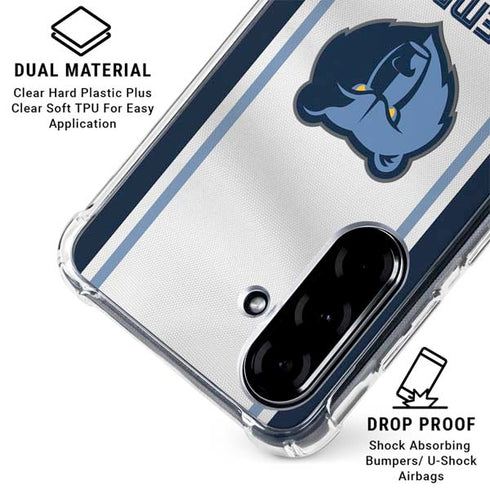 NBA Memphis Grizzlies Home Jersey Galaxy A36 5G Clear Case