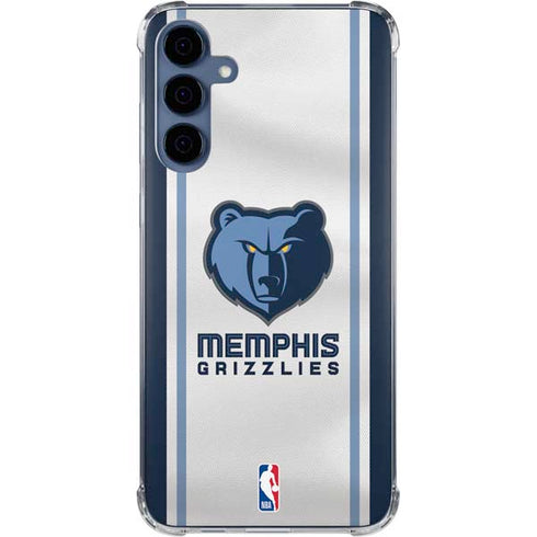 NBA Memphis Grizzlies Home Jersey Galaxy A55 5G Clear Case