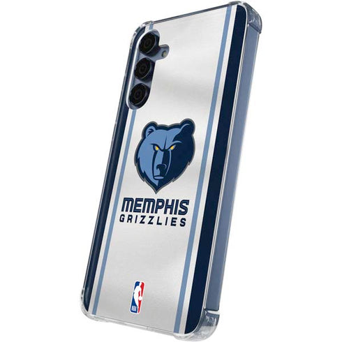 NBA Memphis Grizzlies Home Jersey Galaxy A55 5G Clear Case