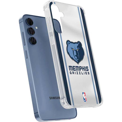 NBA Memphis Grizzlies Home Jersey Galaxy A55 5G Clear Case
