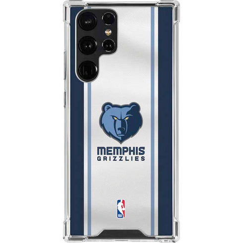 NBA Memphis Grizzlies Home Jersey Galaxy S23 Ultra Clear Case