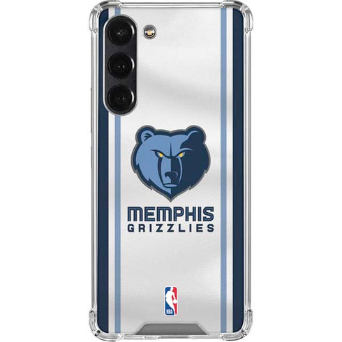 NBA Memphis Grizzlies Home Jersey Galaxy S24 FE Clear Case
