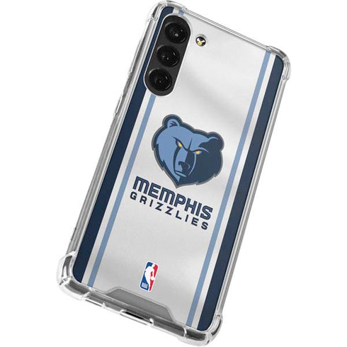 NBA Memphis Grizzlies Home Jersey Galaxy S24 FE Clear Case