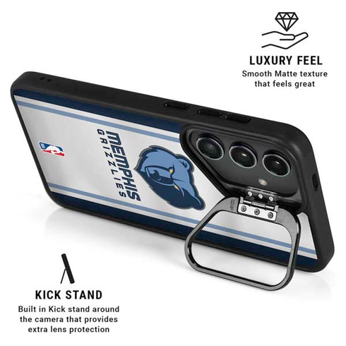 NBA Memphis Grizzlies Home Jersey Galaxy S25 Plus Kickstand Case