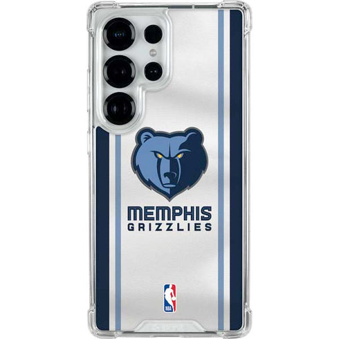 NBA Memphis Grizzlies Home Jersey Galaxy S25 Ultra Clear Case
