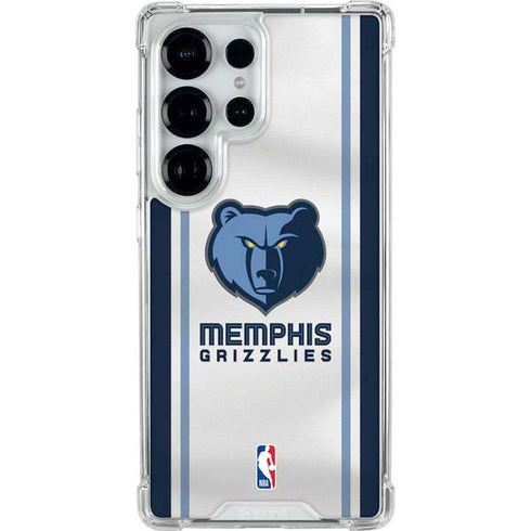 NBA Memphis Grizzlies Home Jersey Galaxy S26 Ultra Clear Case