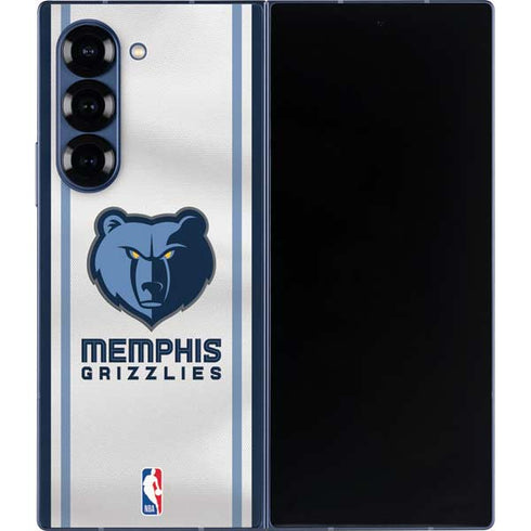NBA Memphis Grizzlies Home Jersey Galaxy Z Fold6 Skin