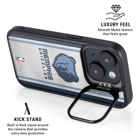 NBA Memphis Grizzlies Home Jersey iPhone 15 Plus Kickstand Case