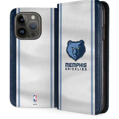 NBA Memphis Grizzlies Home Jersey iPhone 15 Pro Folio Case