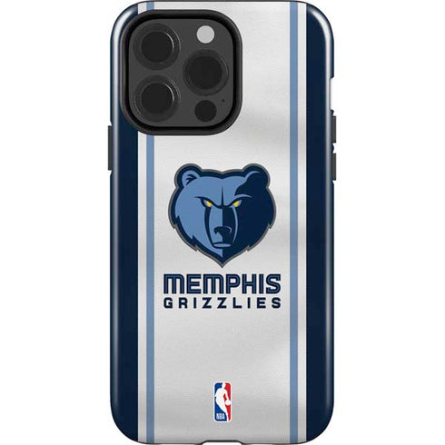 NBA Memphis Grizzlies Home Jersey iPhone 15 Pro Impact Case