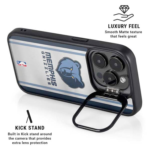 NBA Memphis Grizzlies Home Jersey iPhone 15 Pro Max Kickstand Case