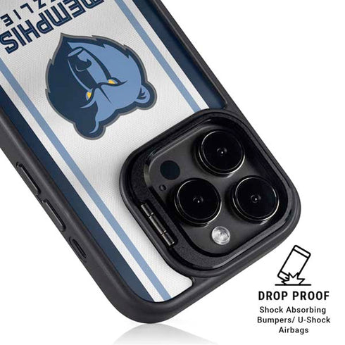 NBA Memphis Grizzlies Home Jersey iPhone 15 Pro Max Kickstand Case