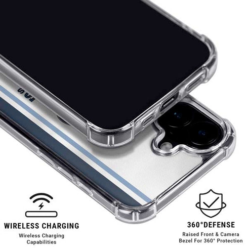 NBA Memphis Grizzlies Home Jersey iPhone 16 Clear Case