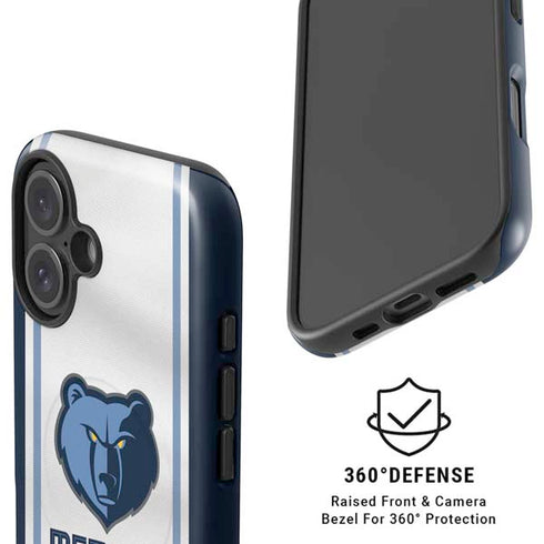 NBA Memphis Grizzlies Home Jersey iPhone 16 Magsafe Impact Case