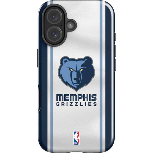 NBA Memphis Grizzlies Home Jersey iPhone 16 Plus Impact Case