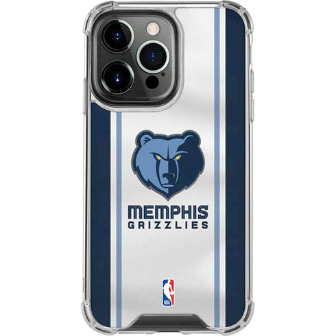 NBA Memphis Grizzlies Home Jersey iPhone 16 Pro Max Clear Case