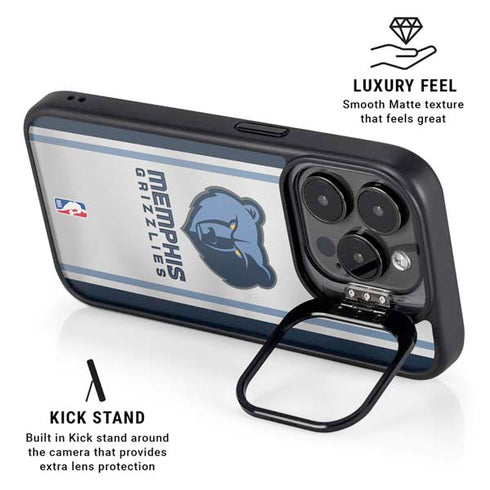 NBA Memphis Grizzlies Home Jersey iPhone 16 Pro Max Kickstand Case