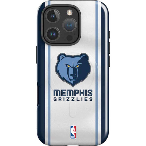 NBA Memphis Grizzlies Home Jersey iPhone 16 Pro Max Magsafe Impact Case