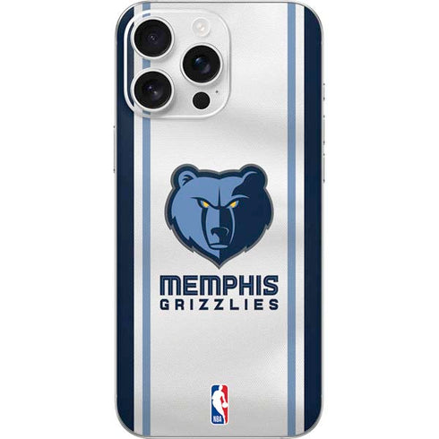 NBA Memphis Grizzlies Home Jersey iPhone 16 Pro Max Skin