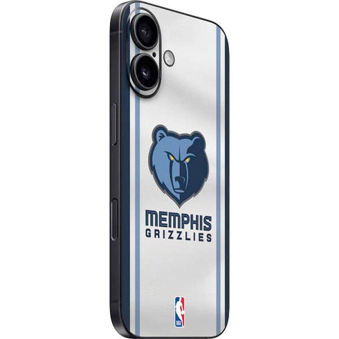 NBA Memphis Grizzlies Home Jersey iPhone 16 Skin