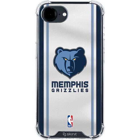 NBA Memphis Grizzlies Home Jersey iPhone 16e Clear Case