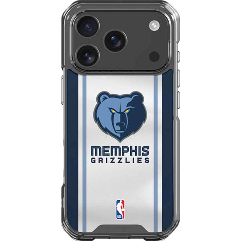 NBA Memphis Grizzlies Home Jersey iPhone 18 Pro Clear Case