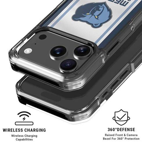 NBA Memphis Grizzlies Home Jersey iPhone 18 Pro Clear Case