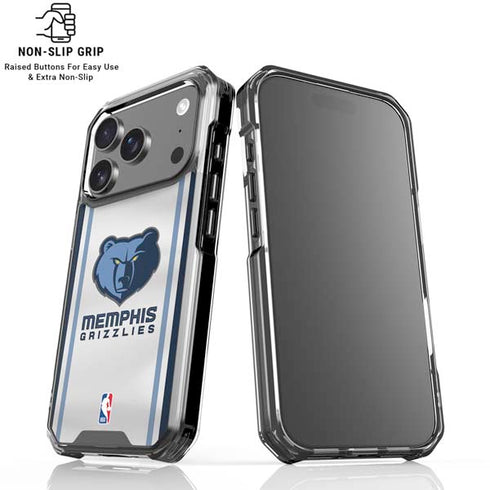 NBA Memphis Grizzlies Home Jersey iPhone 18 Pro Clear Case