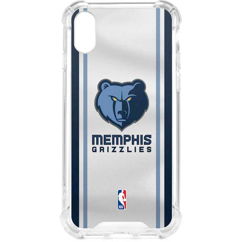 NBA Memphis Grizzlies Home Jersey iPhone XS Clear Case