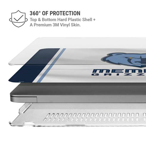 NBA Memphis Grizzlies Home Jersey MacBook Pro 14in (2021-24) Case plus Skin