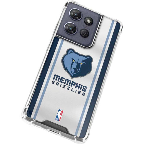 NBA Memphis Grizzlies Home Jersey Moto G 5G (2025) Clear Case