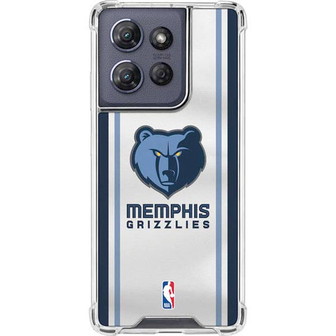 NBA Memphis Grizzlies Home Jersey Moto G Stylus 5G (2025) Clear Case