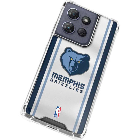 NBA Memphis Grizzlies Home Jersey Moto G Stylus 5G (2025) Clear Case