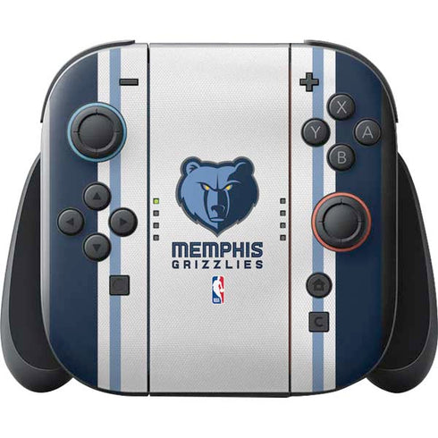NBA Memphis Grizzlies Home Jersey Nintendo Switch 2 (2025) with Joy-Con Skin