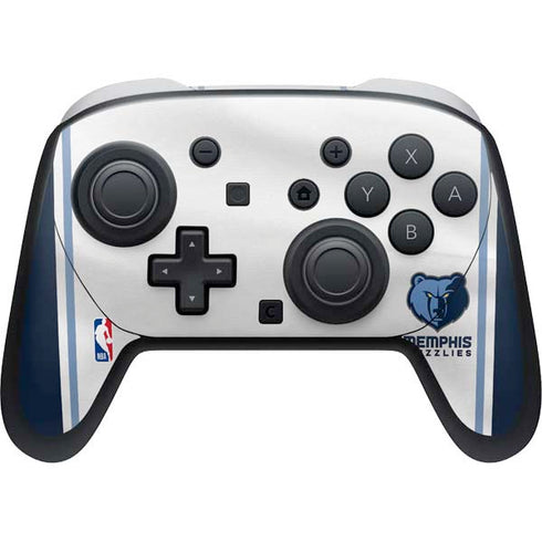 NBA Memphis Grizzlies Home Jersey Nintendo Switch 2 (2025) Pro Controller Skin