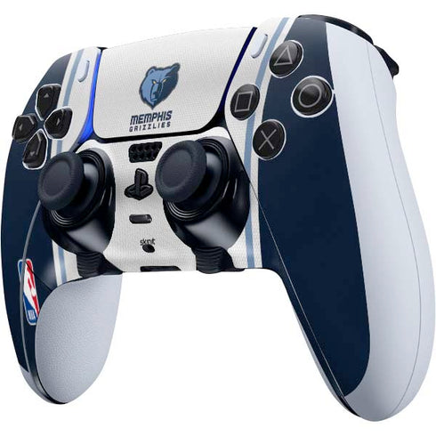 NBA Memphis Grizzlies Home Jersey PS5 DualSense Edge Pro Controller Skin