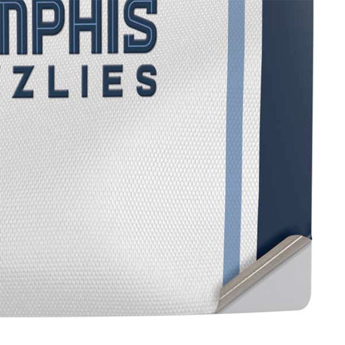 NBA Memphis Grizzlies Home Jersey PS5 Slim Digital Edition Console Skin