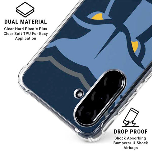 NBA Memphis Grizzlies Large Logo Galaxy A36 5G Clear Case