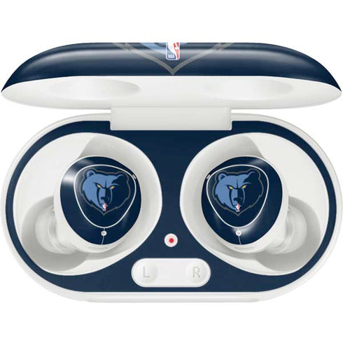 NBA Memphis Grizzlies Large Logo Galaxy Buds Plus Skin