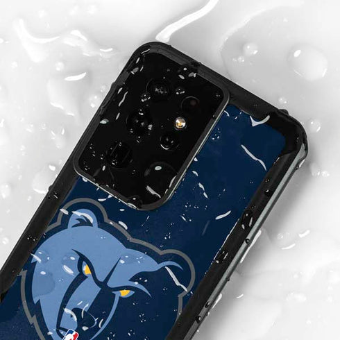 NBA Memphis Grizzlies Large Logo Galaxy S24 Ultra Waterproof Case